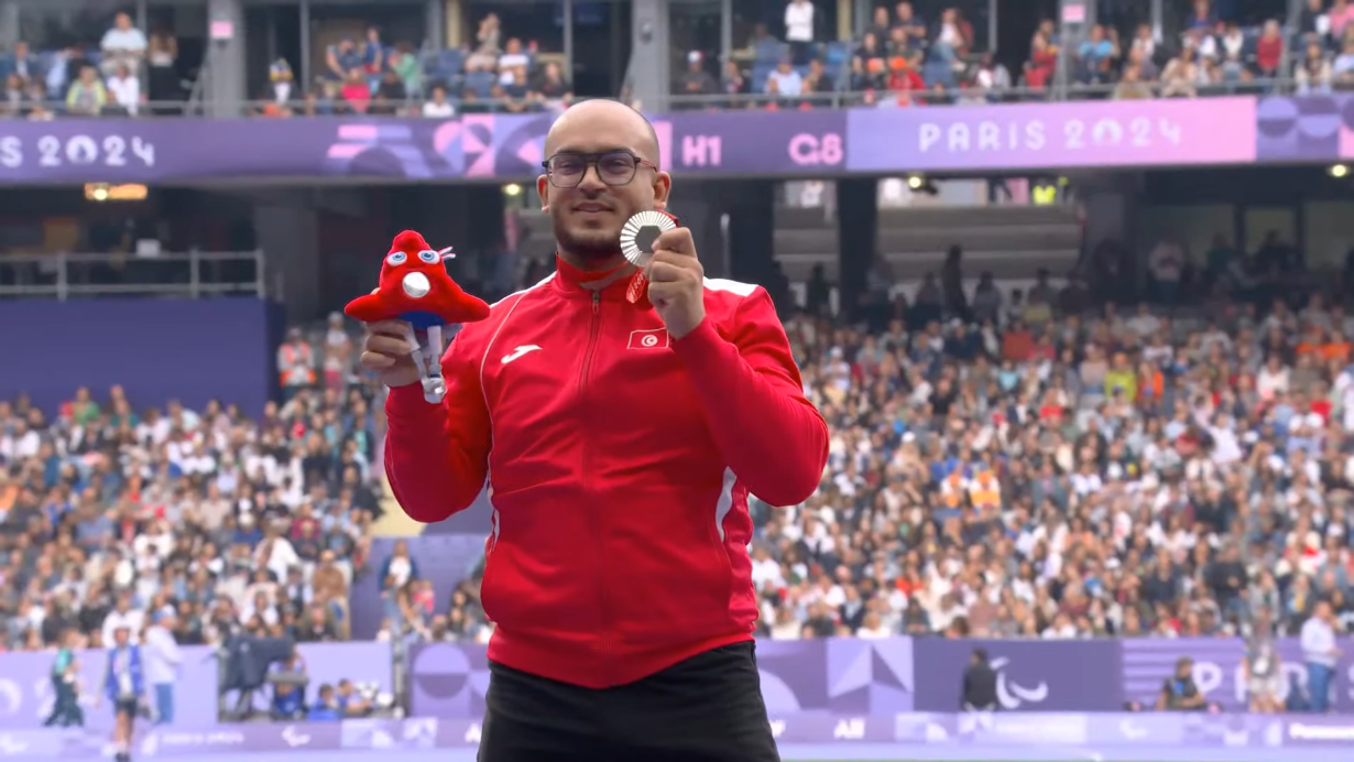 Ahmed Ben Moslah, Médaille d'Argent du Poids F37